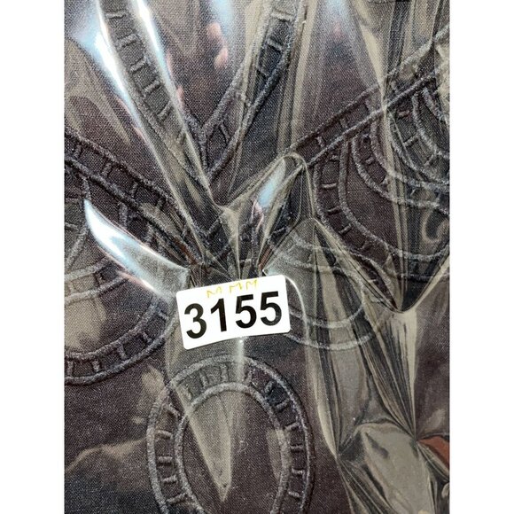 Seafolly Black Embroidered Tunic Cover-UP Dress Women's Size Medium - Picture 11 of 11